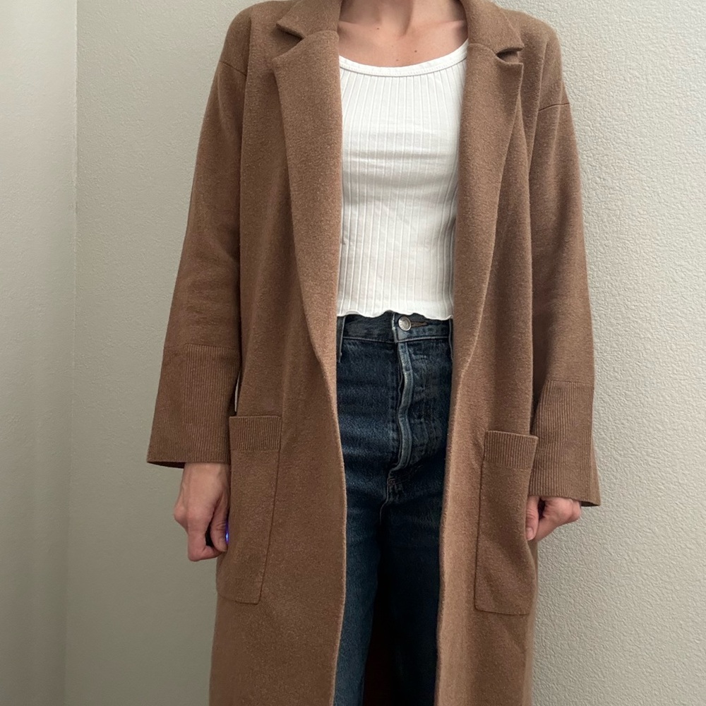 J Crew Long Sweater Blazer
